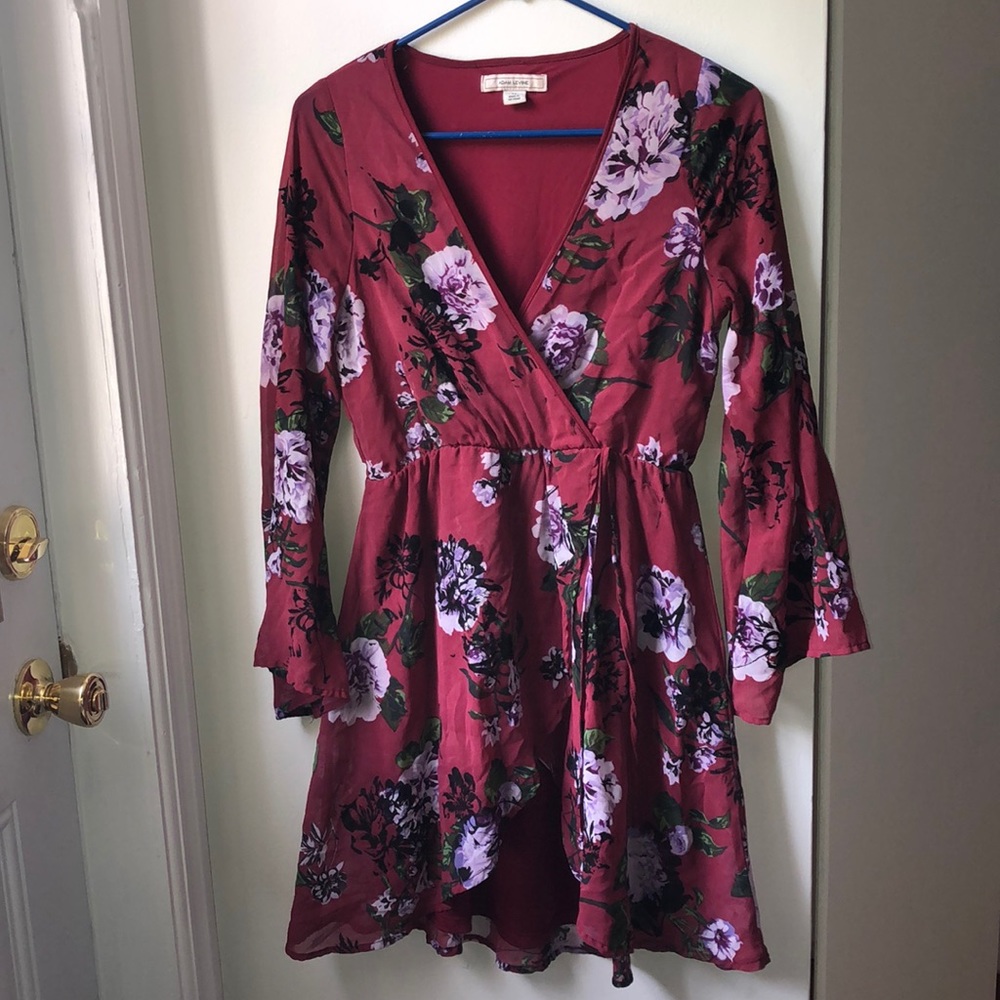 Adam Levine Floral Hi-lo Dress Medium